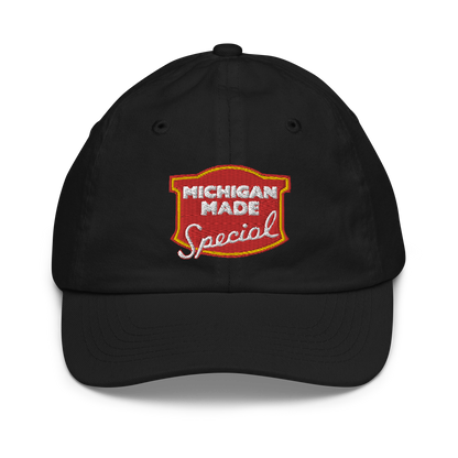 'Michigan Made' Youth Baseball Cap (Potato Chip Parody)