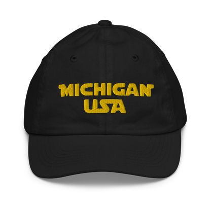 'Michigan USA' Youth Baseball Cap (Epic Sci-Fi Parody)