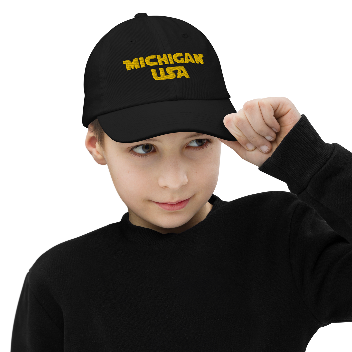 'Michigan USA' Youth Baseball Cap (Epic Sci-Fi Parody)