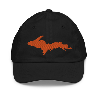 Michigan Upper Peninsula Youth Baseball Cap (w/ Orange UP Outline)