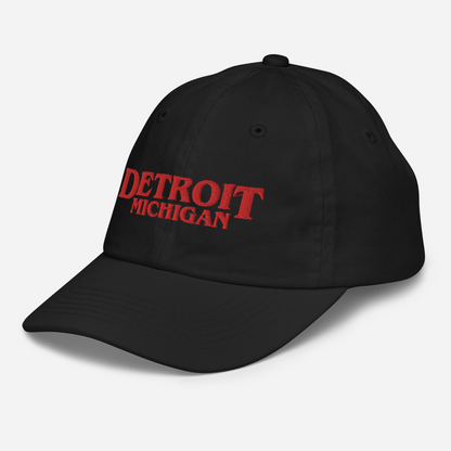 'Detroit Michigan' Youth Baseball Cap (1980s Drama Parody)