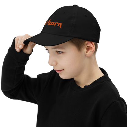 'Dearborn' Youth Baseball Cap | Orange Embroidery