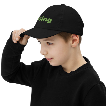 'Lansing' Youth Baseball Cap | Green Embroidery