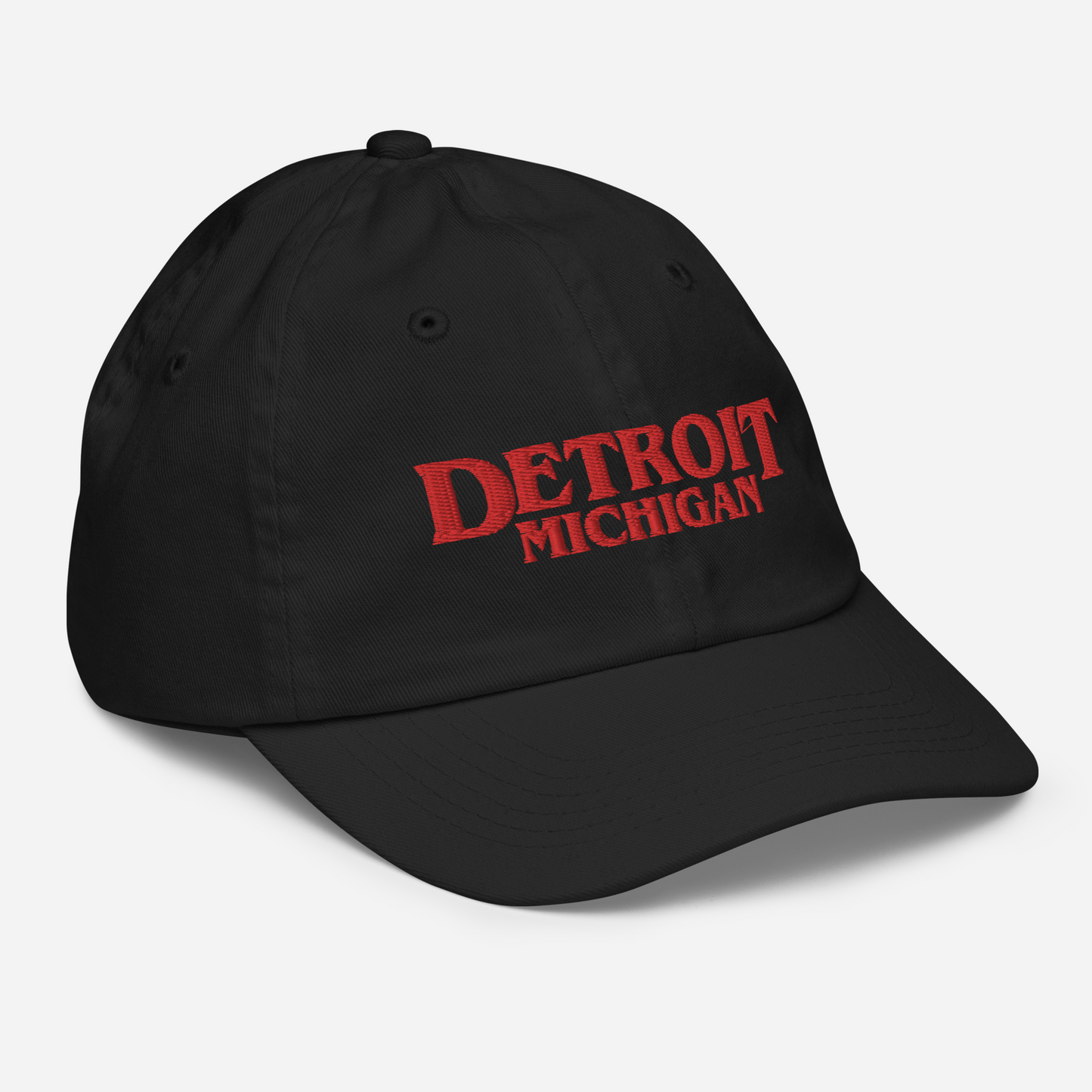 'Detroit Michigan' Youth Baseball Cap (1980s Drama Parody)