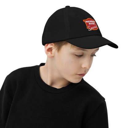 'Michigan Made' Youth Baseball Cap (Potato Chip Parody)