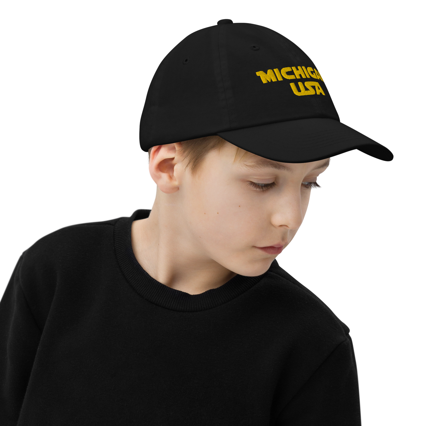 'Michigan USA' Youth Baseball Cap (Epic Sci-Fi Parody)