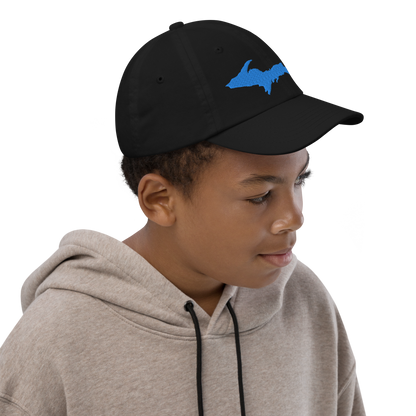 Michigan Upper Peninsula Youth Baseball Cap (w/ Azure UP Outline)