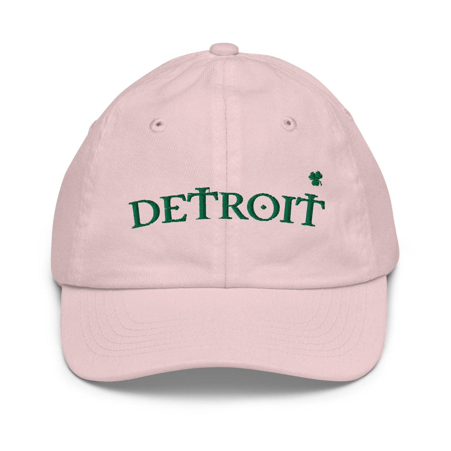 'Detroit' Youth Baseball Cap (Irish Font w/Shamrock) - Circumspice Michigan