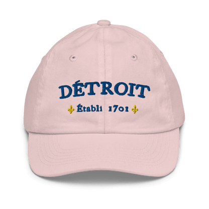 'Détroit Établi 1701' Youth Baseball Cap - Circumspice Michigan