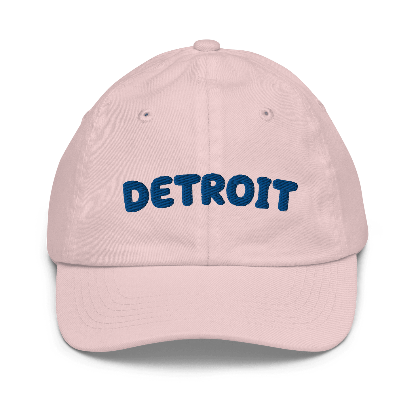 'Detroit' Youth Baseball Cap (Kid's Font) - Circumspice Michigan