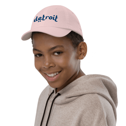 'Detroit' Youth Baseball Cap (Arabic-Style Font) - Circumspice Michigan