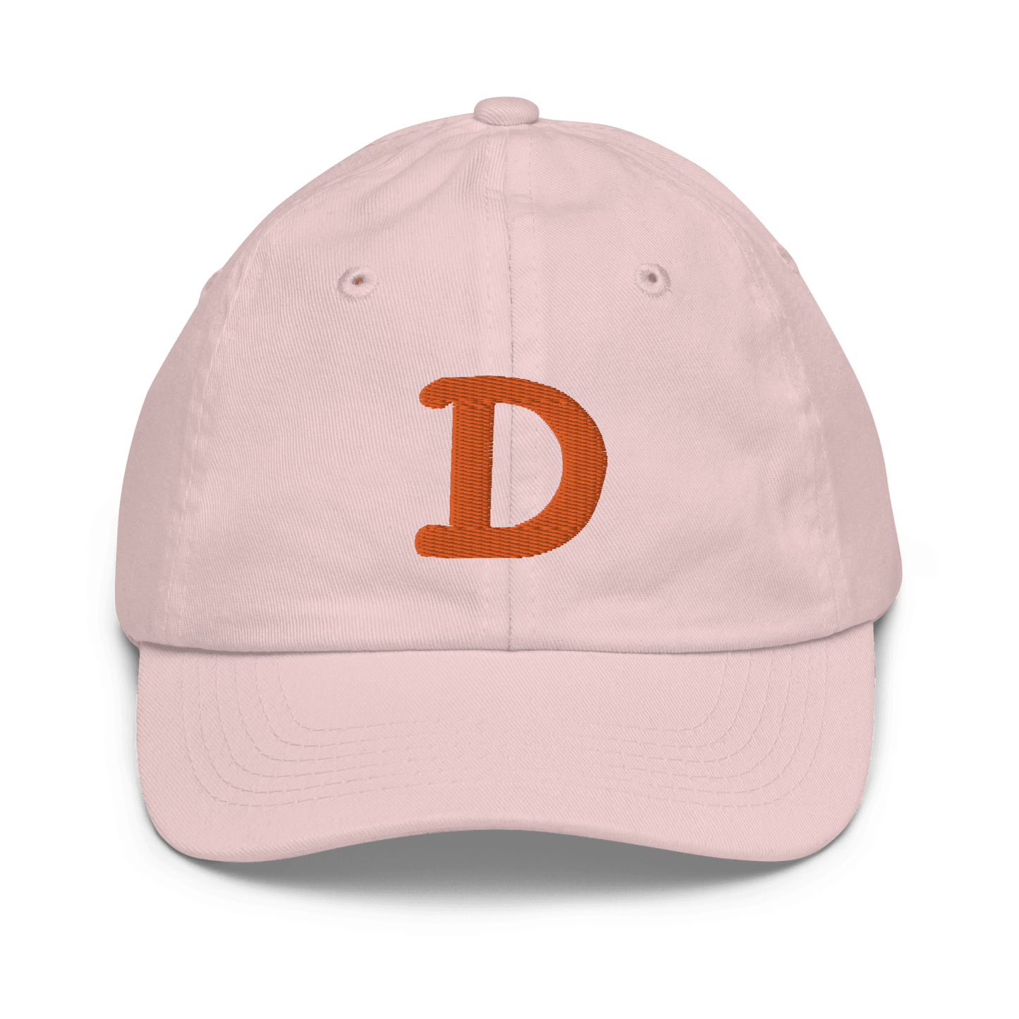 Detroit 'Old French D' Youth Baseball Cap | Orange Embroidery - Circumspice Michigan