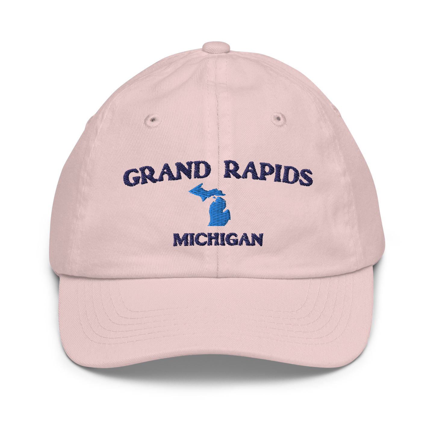 'Grand Rapids' Youth Baseball Cap (w/ Michigan Outline)