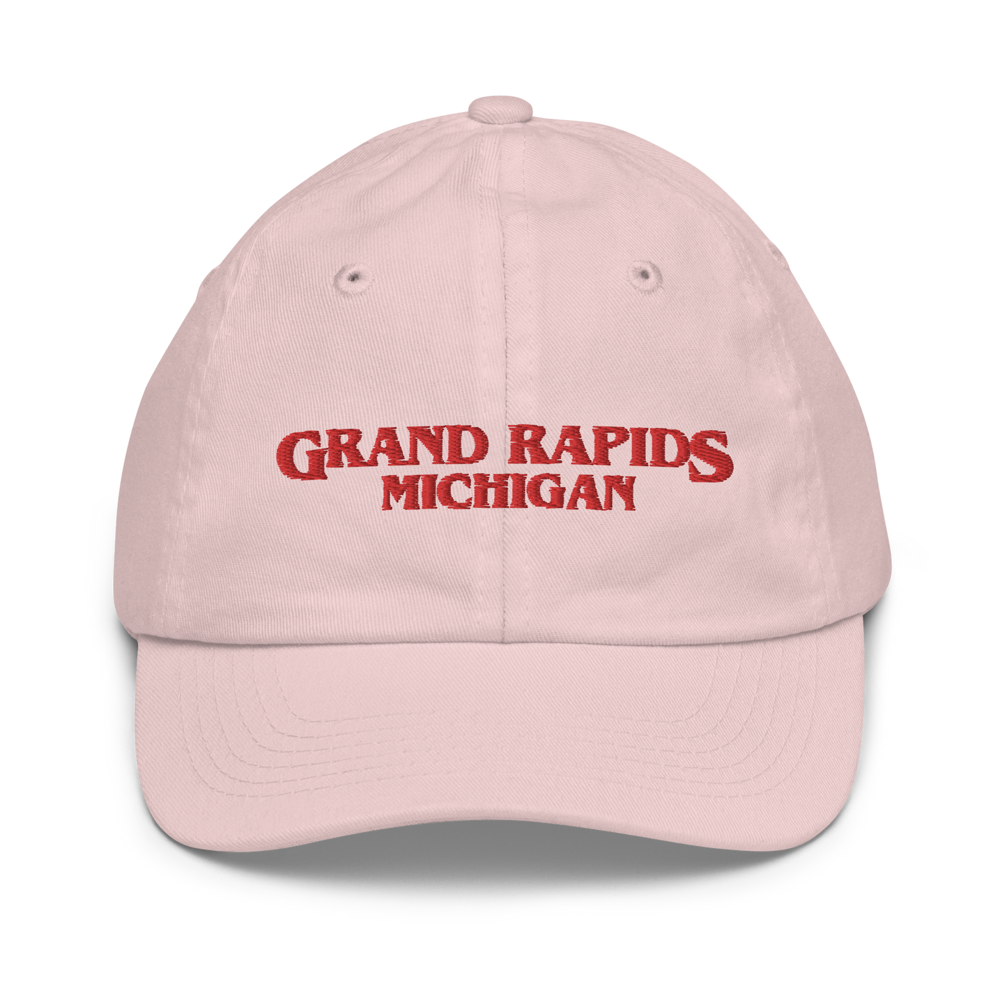 'Grand Rapids Michigan' Youth Baseball Cap (1980s Drama Parody)