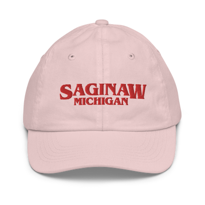 'Saginaw Michigan' Youth Baseball Cap (1980s Drama Parody)