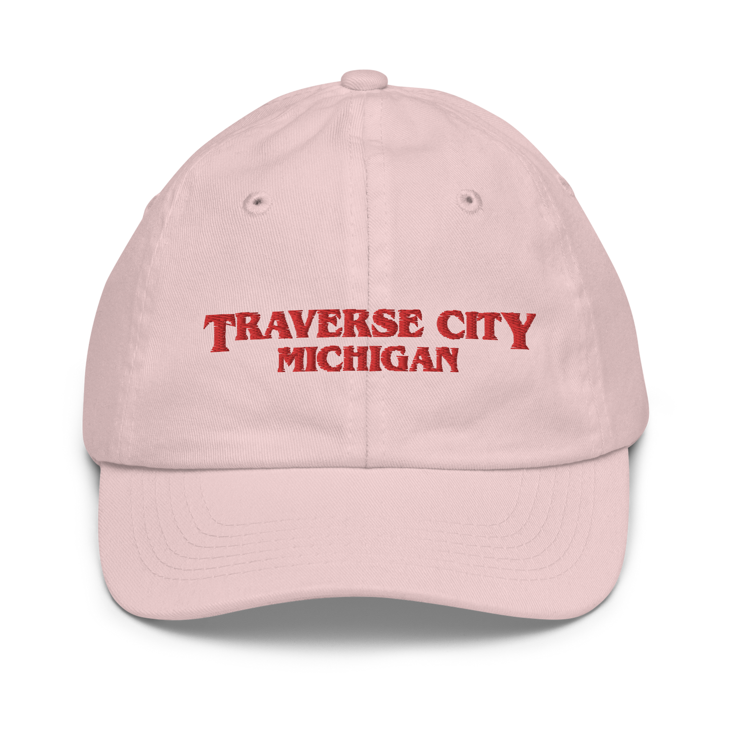 'Traverse City Michigan' Youth Baseball Cap (1980s Drama Parody)