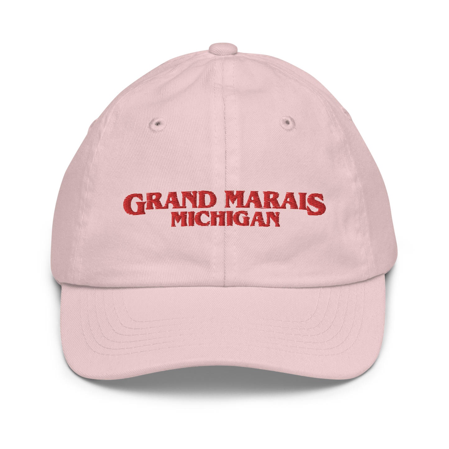 'Grand Marais Michigan' Youth Baseball Cap (1980s Drama Parody)