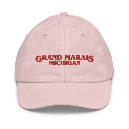 'Grand Marais Michigan' Youth Baseball Cap (1980s Drama Parody)