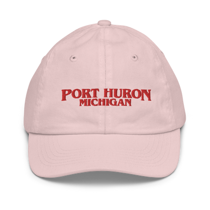 'Port Huron Michigan' Youth Baseball Cap (1980s Drama Parody)