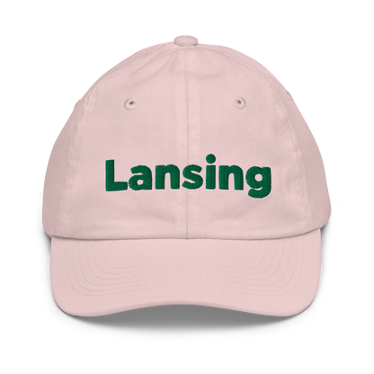 'Lansing' Youth Baseball Cap | Green Embroidery