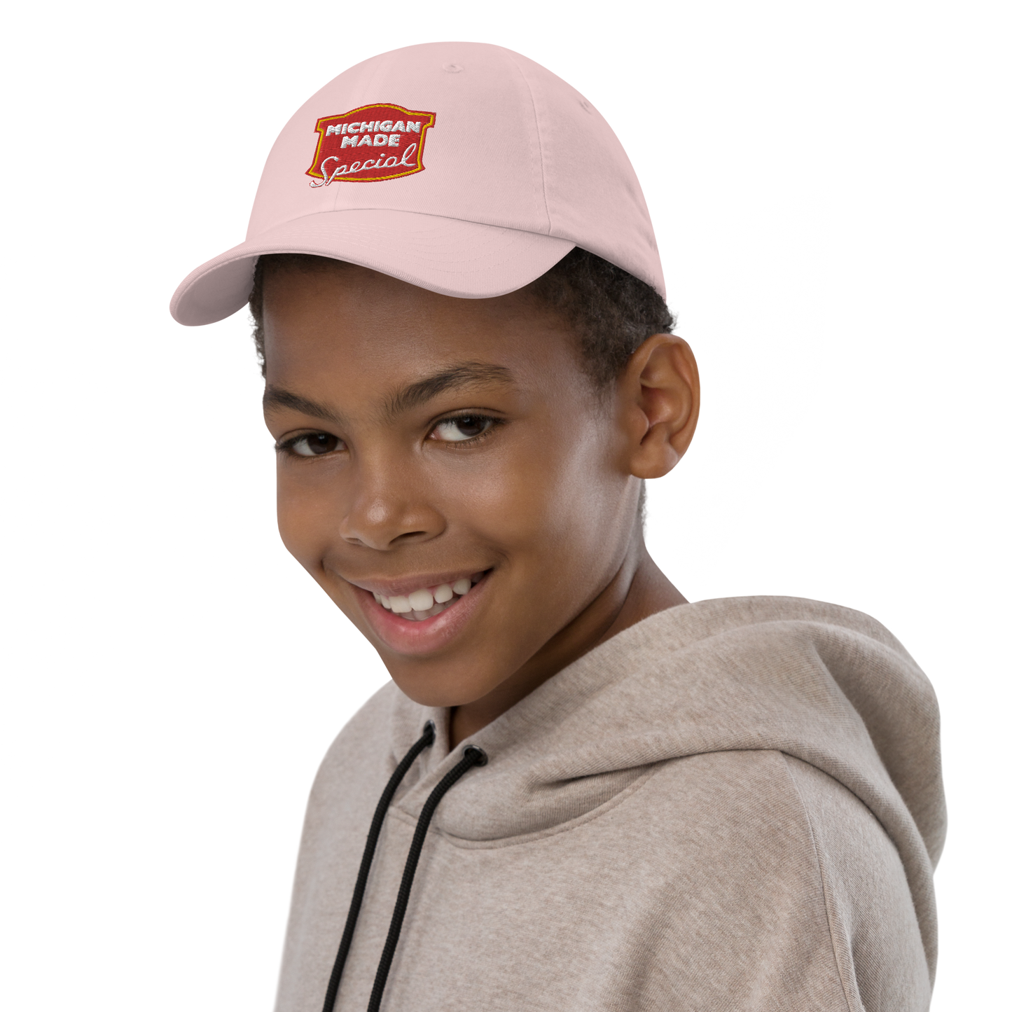 'Michigan Made' Youth Baseball Cap (Potato Chip Parody)