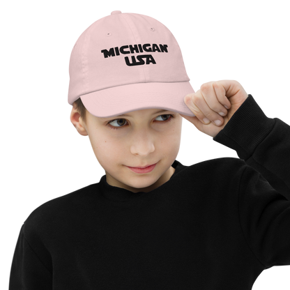 'Michigan USA' Youth Baseball Cap (Epic Sci-Fi Parody)