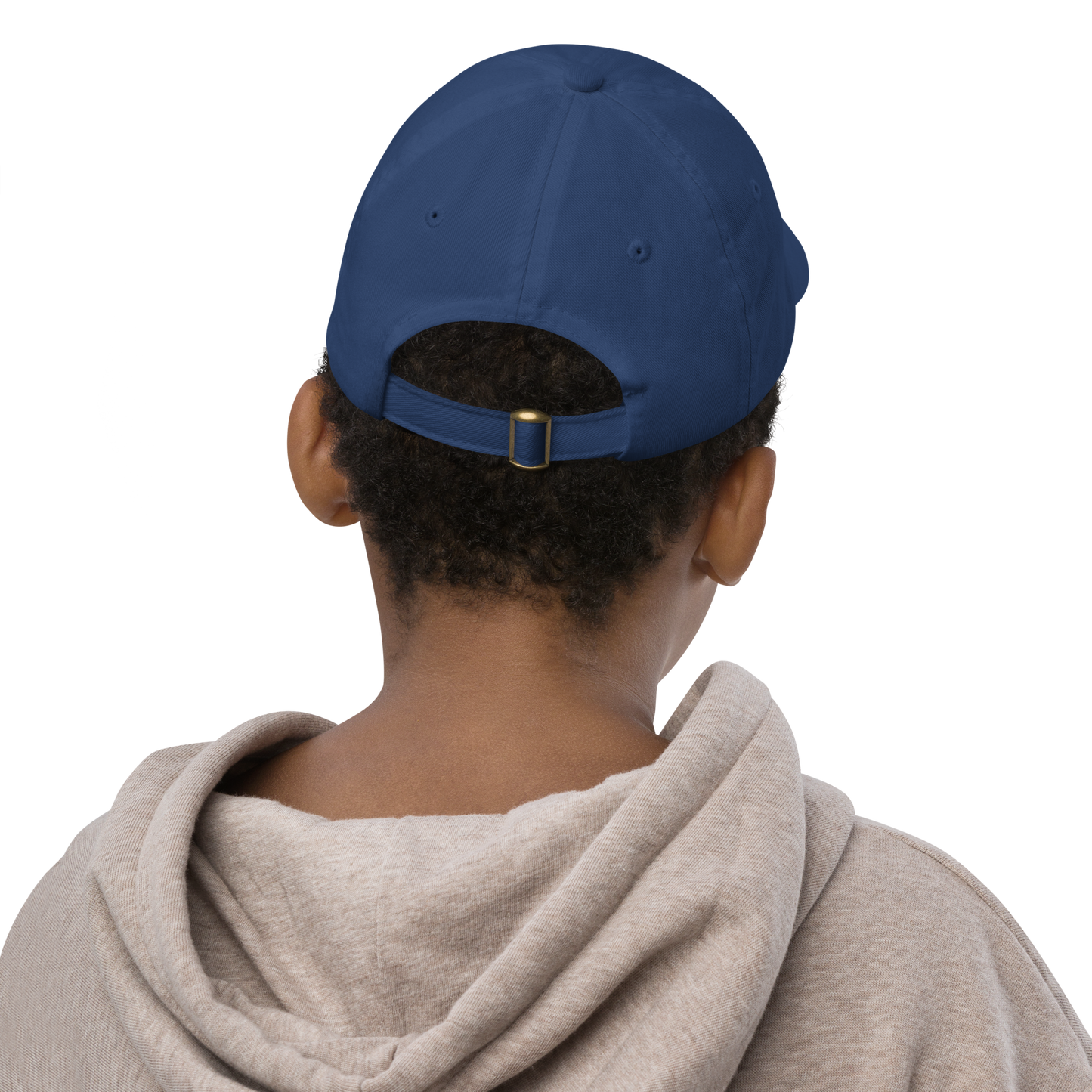 'Detroit Michigan' Youth Baseball Cap (w/ Michigan Outline)