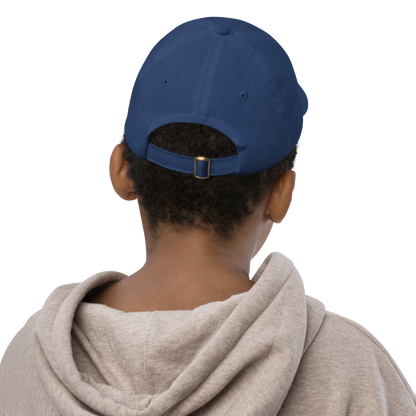 'Detroit Michigan' Youth Baseball Cap (w/ Michigan Outline)