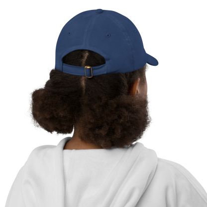 Michigan Upper Peninsula Youth Baseball Cap (w/ Azure UP Outline)