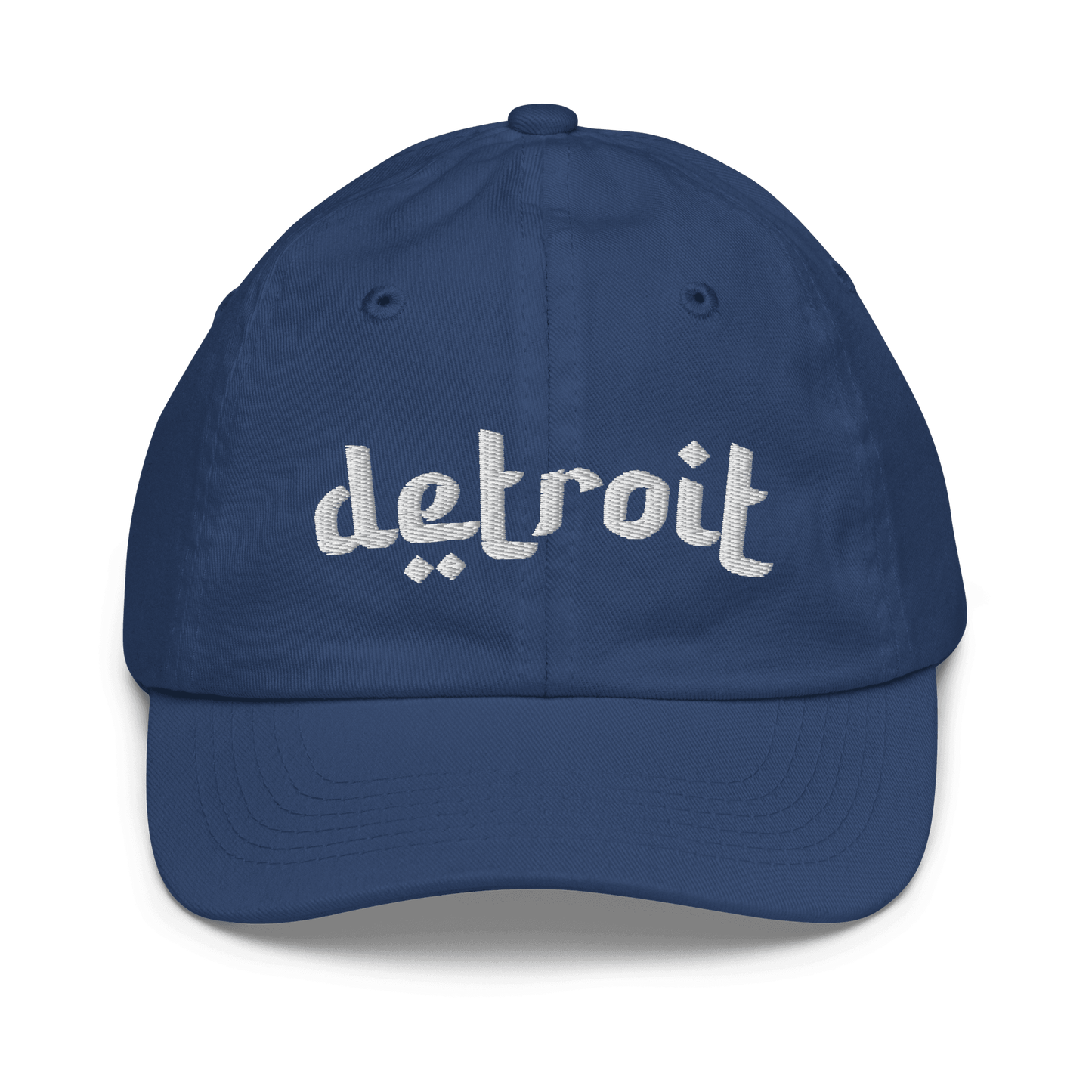 'Detroit' Youth Baseball Cap (Arabic-Style Font) - Circumspice Michigan