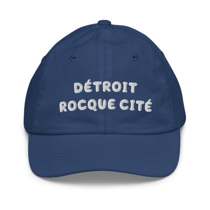 'Détroit Rocque Cité' Youth Baseball Cap - Circumspice Michigan