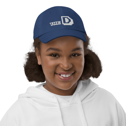 Detroit 'The D' Youth Baseball Cap (Arcade Font) - Circumspice Michigan