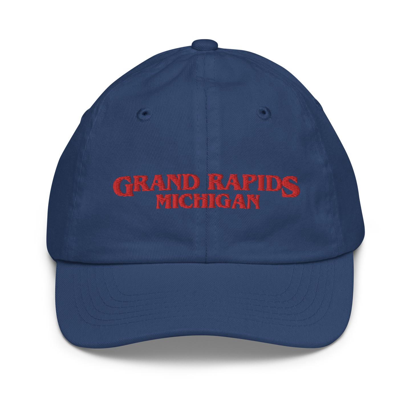 'Grand Rapids Michigan' Youth Baseball Cap (1980s Drama Parody)