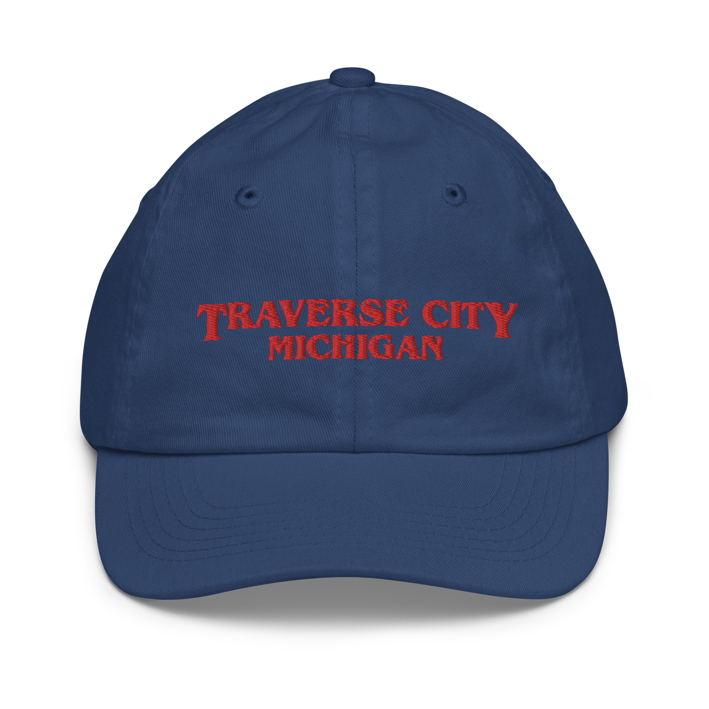 'Traverse City Michigan' Youth Baseball Cap (1980s Drama Parody)