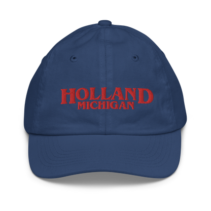 'Holland Michigan' Youth Baseball Cap (1980s Drama Parody)