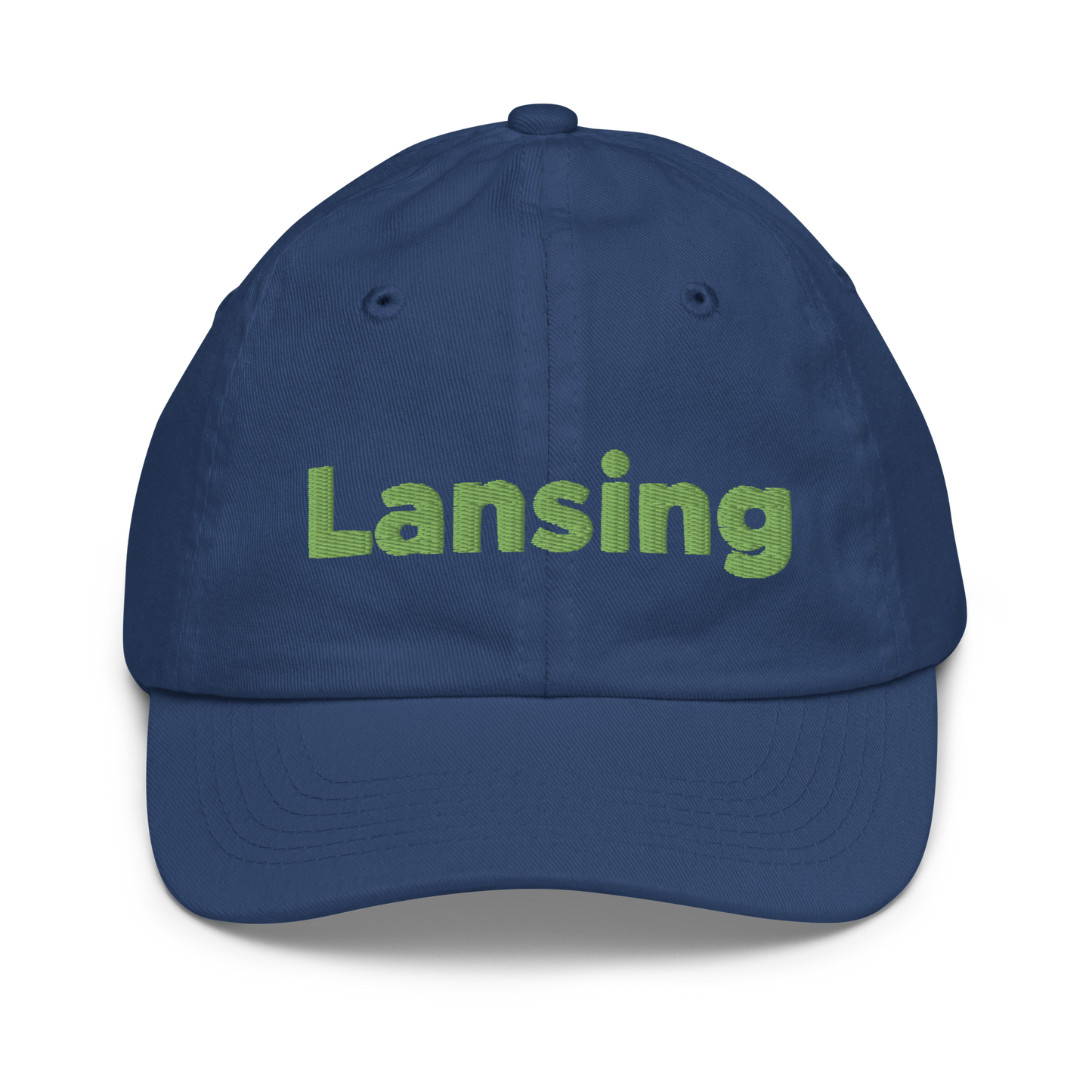 'Lansing' Youth Baseball Cap | Green Embroidery