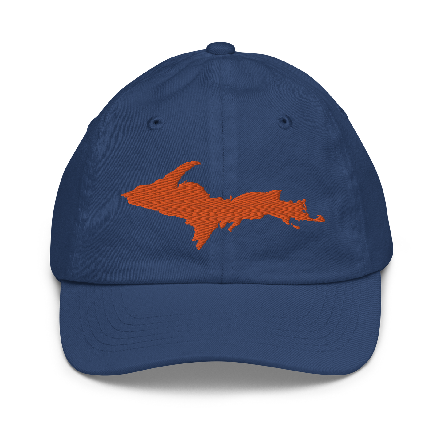 Michigan Upper Peninsula Youth Baseball Cap (w/ Orange UP Outline)