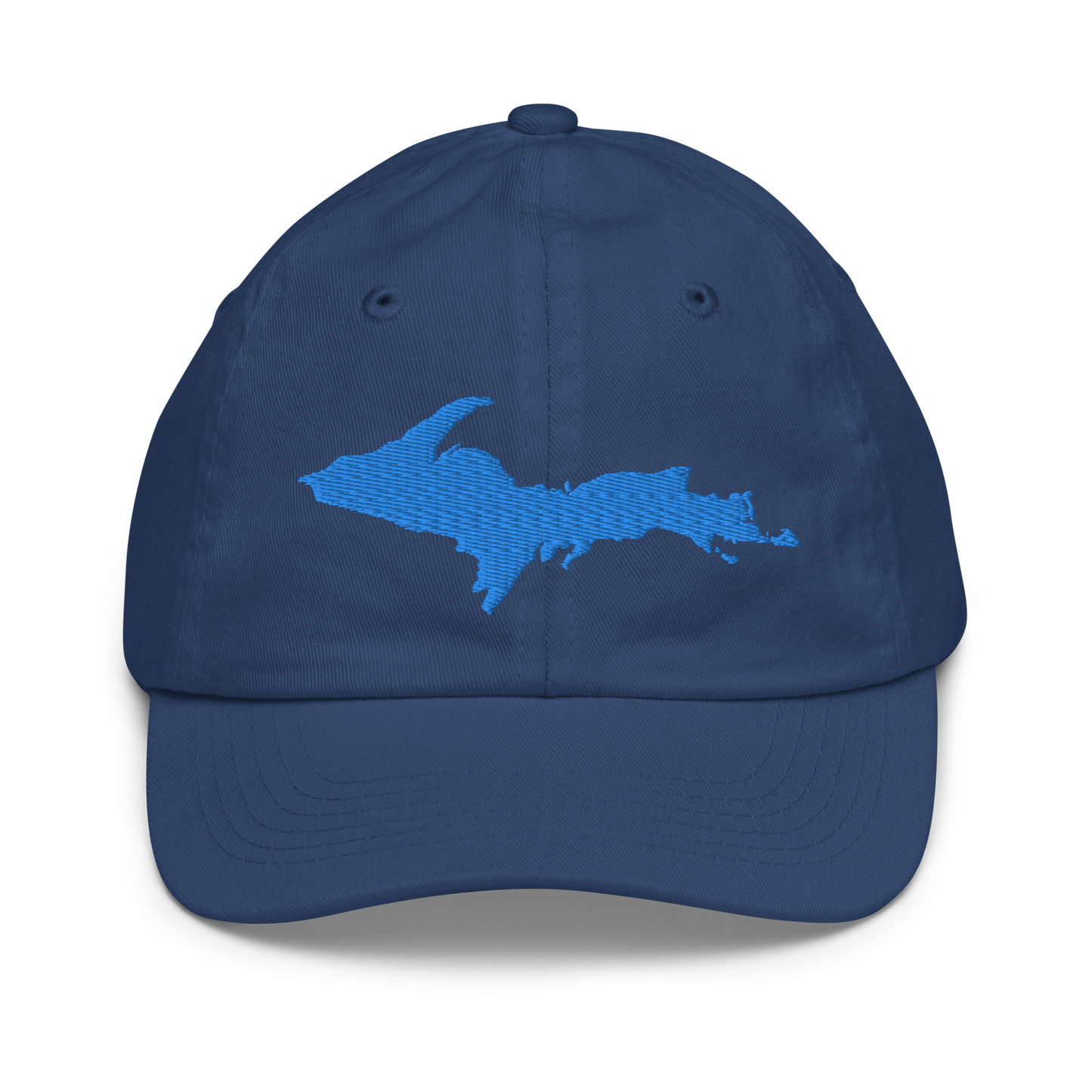 Michigan Upper Peninsula Youth Baseball Cap (w/ Azure UP Outline)