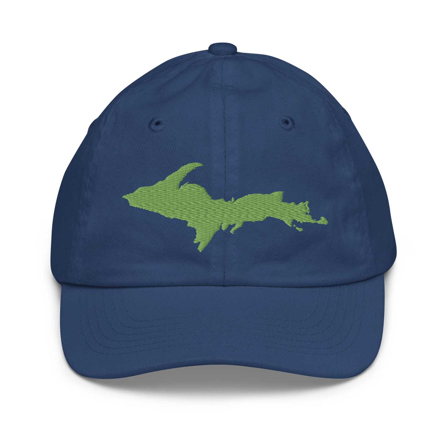 Michigan Upper Peninsula Youth Baseball Cap (w/ Green UP Outline)