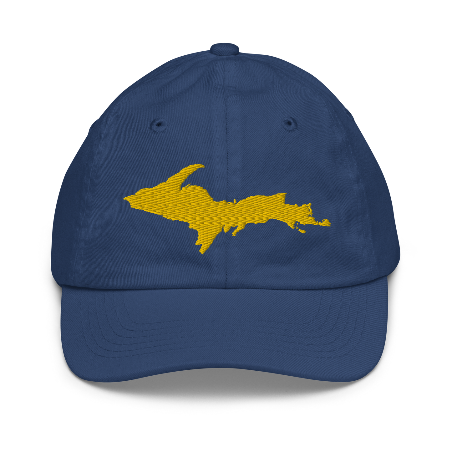 Michigan Upper Peninsula Youth Baseball Cap (w/ Gold UP Outline)