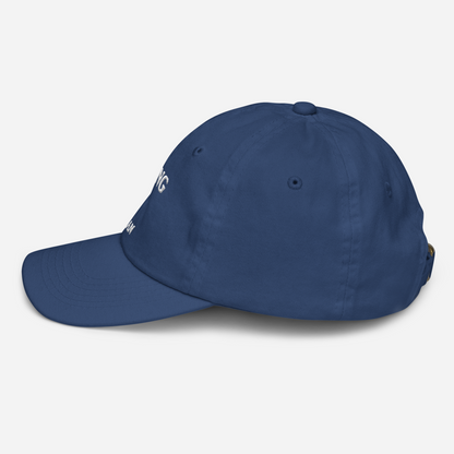 'Lansing Michigan' Youth Baseball Cap (w/ Michigan Outline)