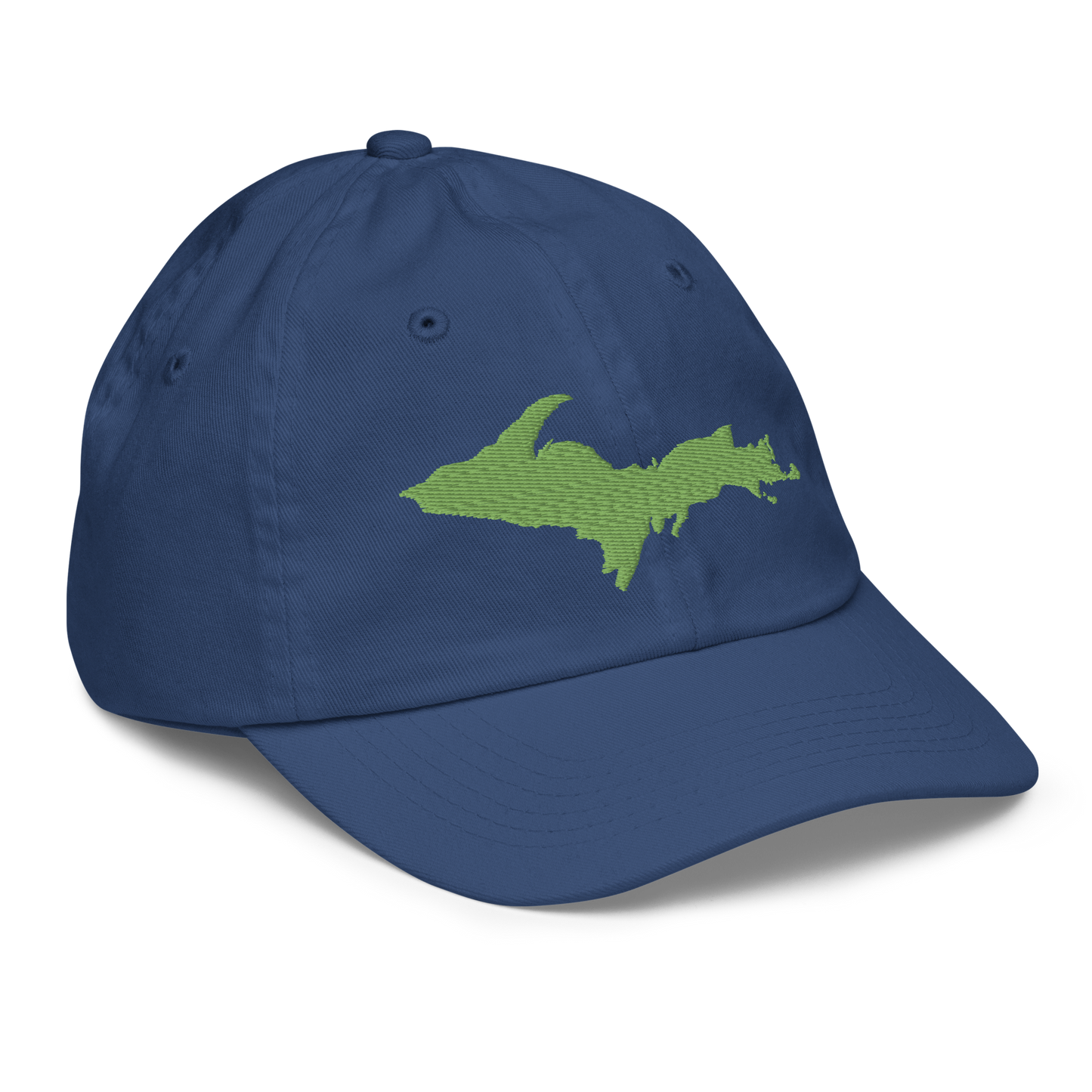 Michigan Upper Peninsula Youth Baseball Cap (w/ Green UP Outline)