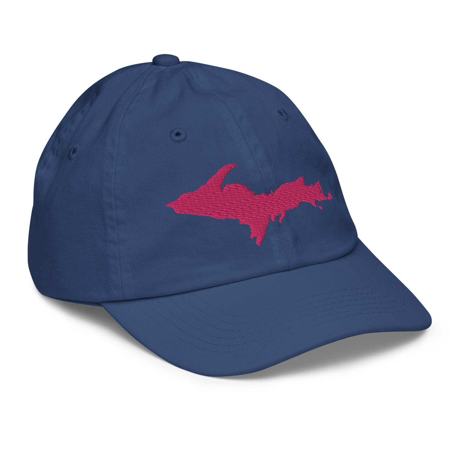 Michigan Youth Baseball Cap (w/ Pink UP Outline)