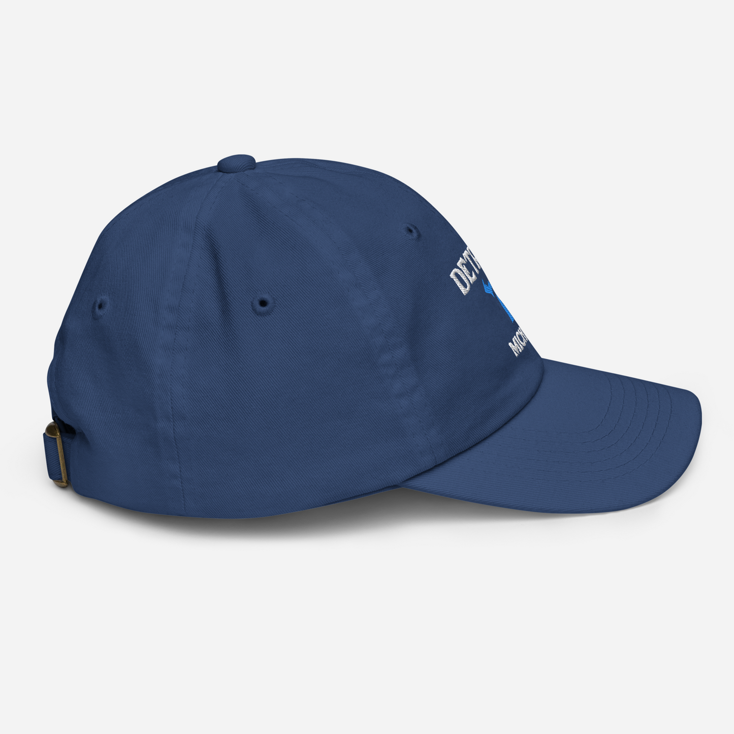 'Detroit Michigan' Youth Baseball Cap (w/ Michigan Outline)