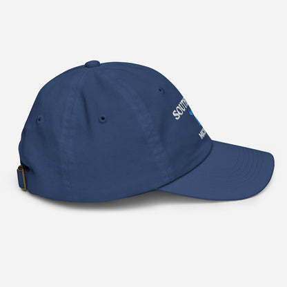 'Southfield Michigan' Youth Baseball Cap (w/ Michigan Outline)