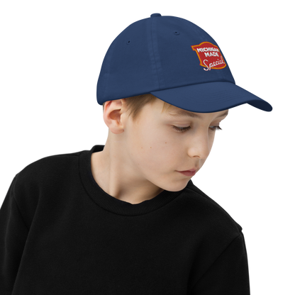 'Michigan Made' Youth Baseball Cap (Potato Chip Parody)