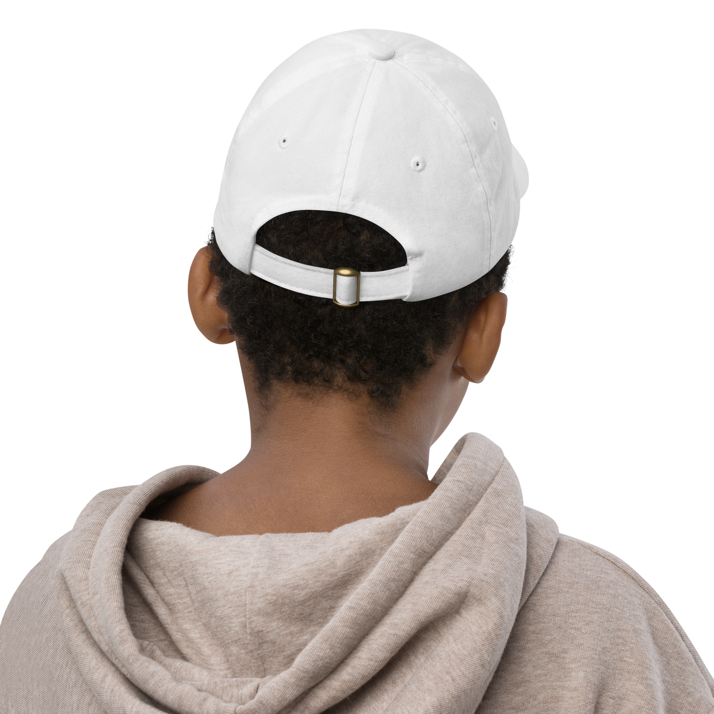 'Lansing Michigan' Youth Baseball Cap (w/ Michigan Outline)