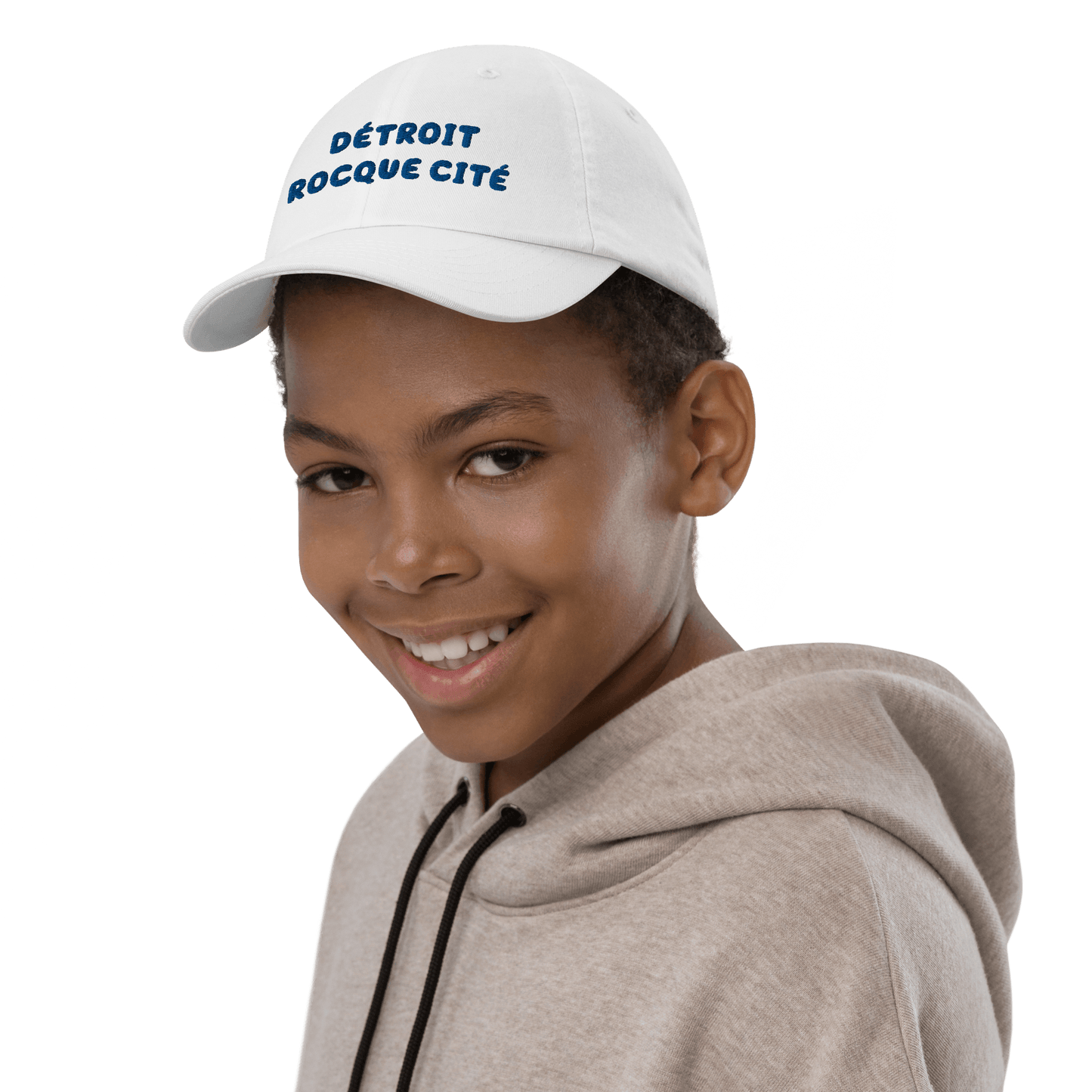 'Détroit Rocque Cité' Youth Baseball Cap - Circumspice Michigan