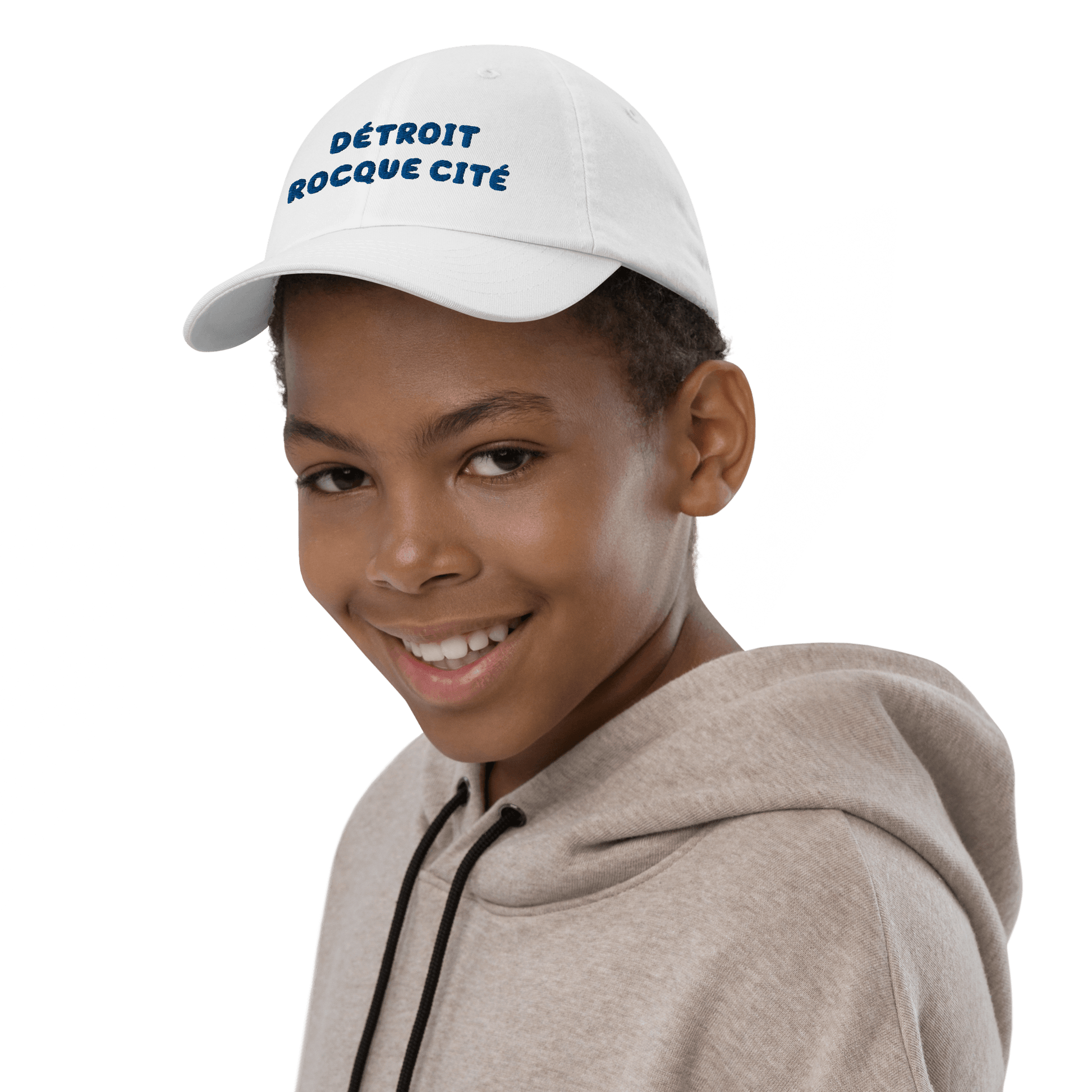 'Détroit Rocque Cité' Youth Baseball Cap - Circumspice Michigan