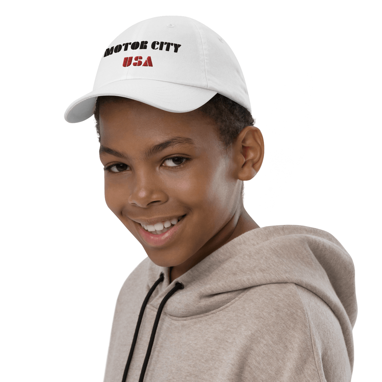 'Motor City USA' Youth Baseball Cap - Circumspice Michigan